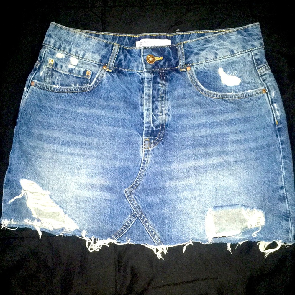 Denim Mini Skirt